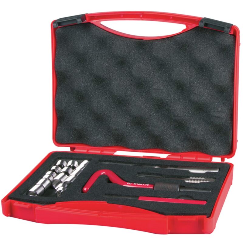 ProCoil Kit de réparation de filetage 18 pièces m 8 dans un coffret plastique - 244204 - Ruko