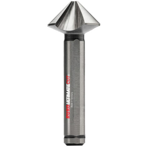 RUKO ULTIMATECUT Fraise conique et à ébavurer DIN 335 Forme C 90° HSSE-Co 5 Ø 19 mm - 102780E