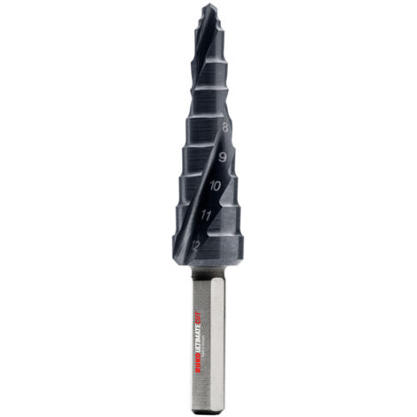 RUKO ULTIMATECUT Stufenbohrer HSS RUnaTEC mit FLOWSTEP® Spitze Gr.0/9 - 101650-9P