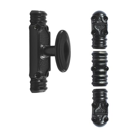 Ruleta rústica funcional ROLLINGER + bolsa de accesorios para caña 16x8 - Negro - CRF168BT6EN