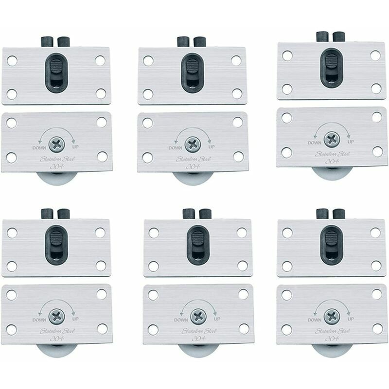 Rulli per Porte Scorrevoli, 6 Paia Rulli per