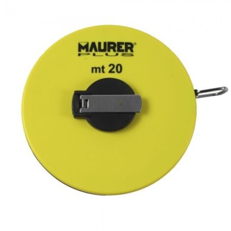 RULLINA ROTELLA METRICA 20MT MAURER EXPERT FIBRATA - DECAMETRO