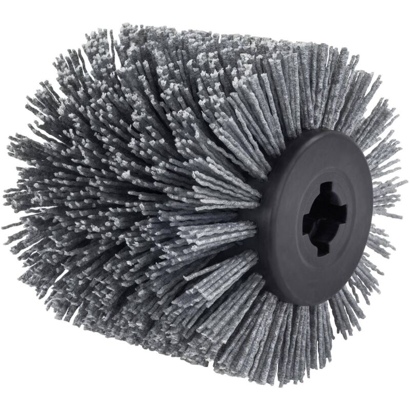 MSW - Nuovo Rullo Abrasivo In Nylon Per Satinatrice Professionale 19 Mm - 120 x 100 Mm