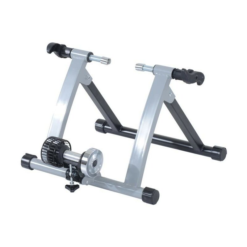 Image of Maury's - rullo bici pieghevole per allenamento in casa argento e nero