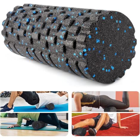 Rullo massaggiante per colonna vertebrale e fascia con struttura 3D  33 x 14 cm Rullo in schiuma Blackroll, rullo per massaggio fasciale, durezza media, per alleviare la tensione muscolare nella schie