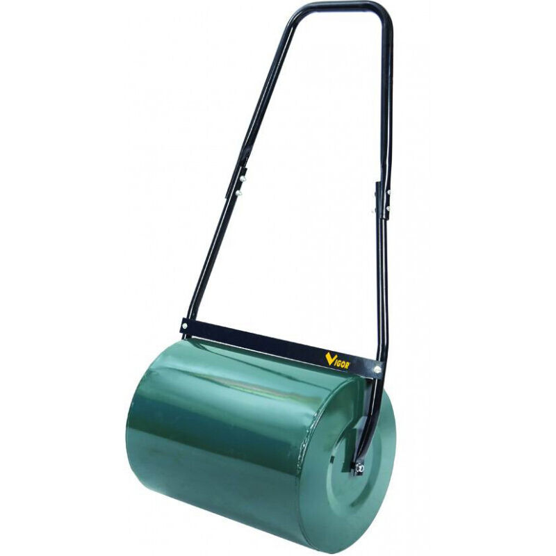 Rullo Per Giardino 30lt In Acciaio Per Spianare Giardini Vigor