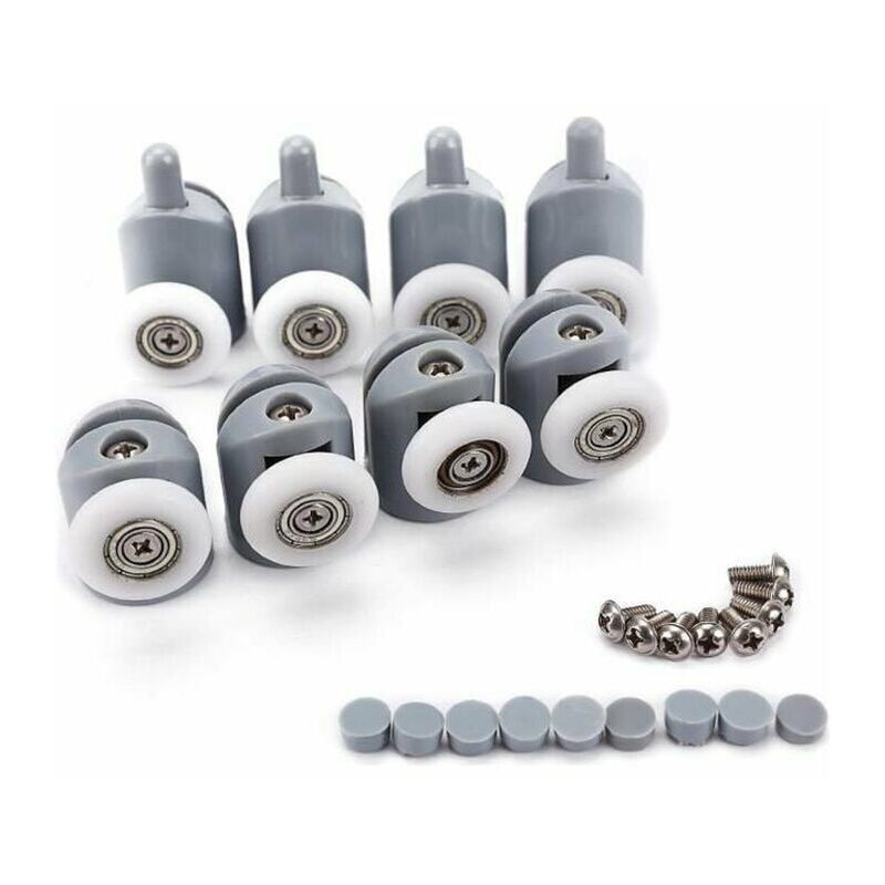 Rullo per porta doccia scorrevole da 23 mm Rullo