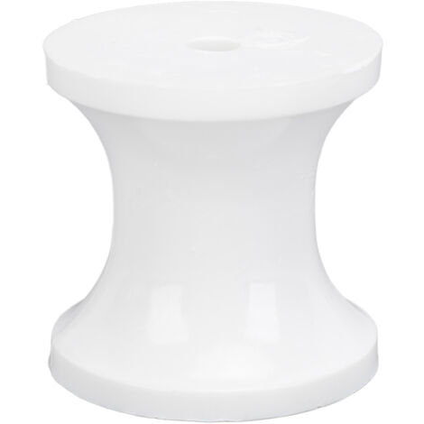 Rullo per rimorchio per barche, lunghezza 51 mm, foro da 8 mm, forte carico, arresto di prua per yacht, scialuppe di salvataggio e motoscafi.