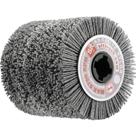 NONE RULLO PER SATINATRICE 100x70x1,4mm 80gr IN NYLON ABRASIVO SIT 1370