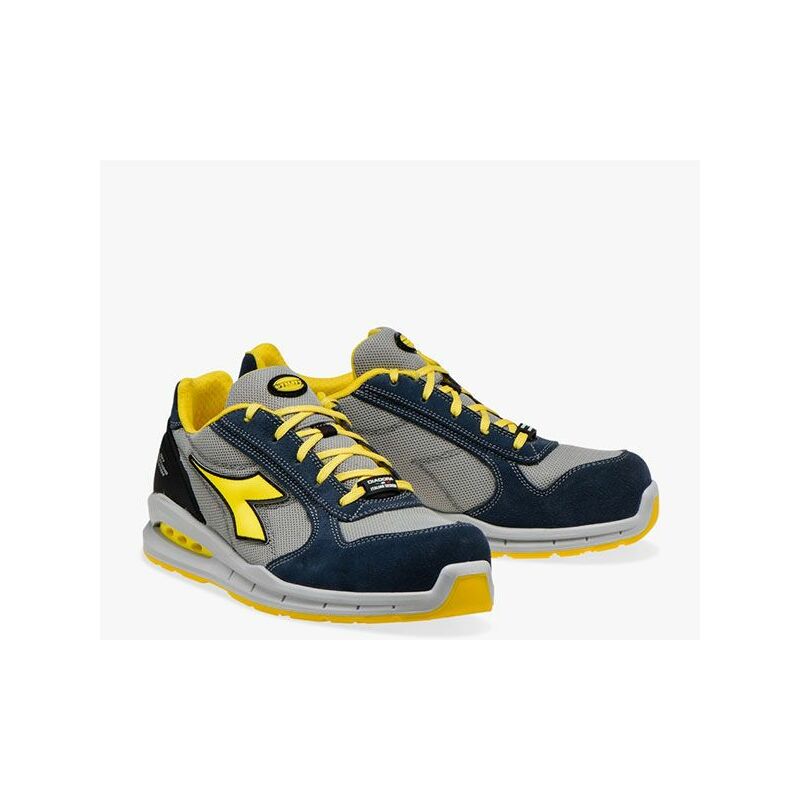 Diadora - Scarpe Antinfortunistiche Run Net Airbox Low S1P src Blu Cosmo Grigio Lunare - 701.176217 - size 41000000
