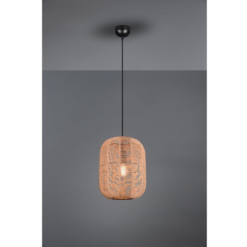 Iperbriko - Runa Suspension Diffuseur Fibre Naturelle Ø35 cm Trio Lighting