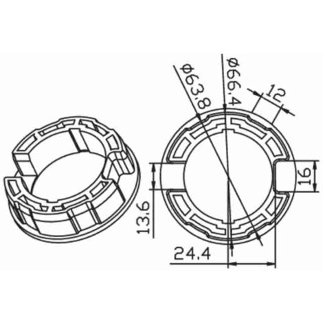 Rund 70 x 1,5 mm CAME 001YK5120