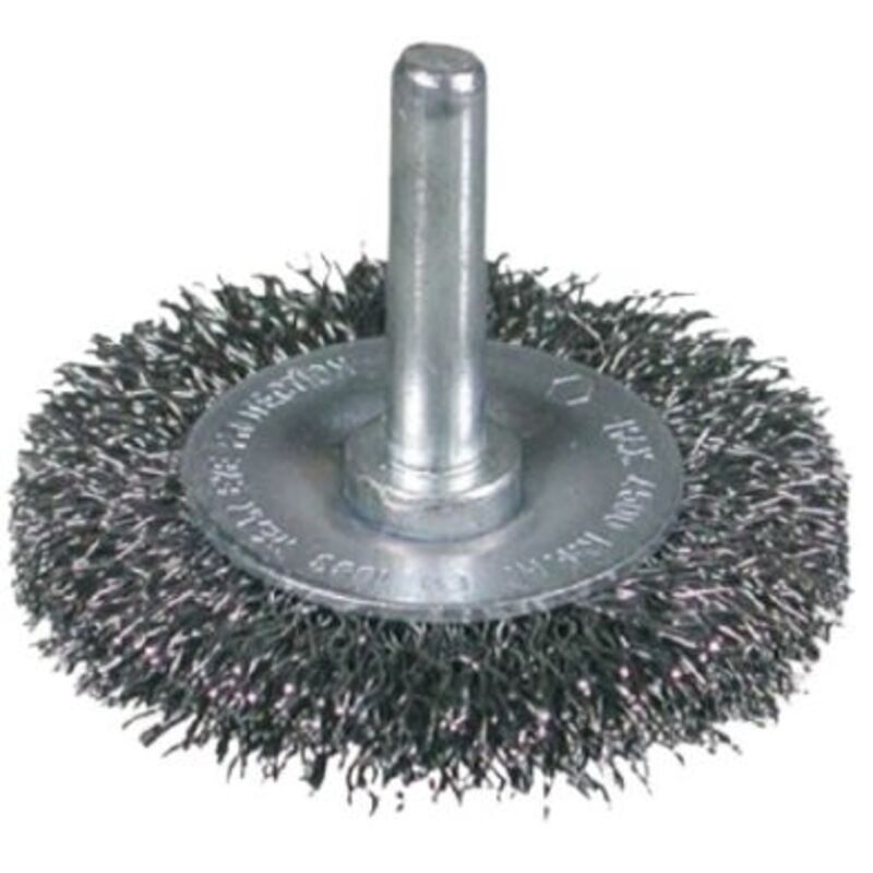Rundbürste gewellt DM 75mm Schaft 6mm Stahldraht 0,30mm Osborn