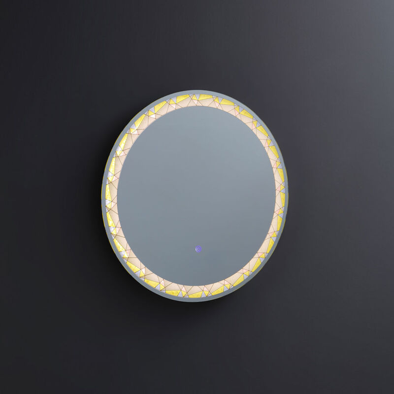 Iperbriko Transparent - Runde Beleuchtete Spiegel 60 Cm