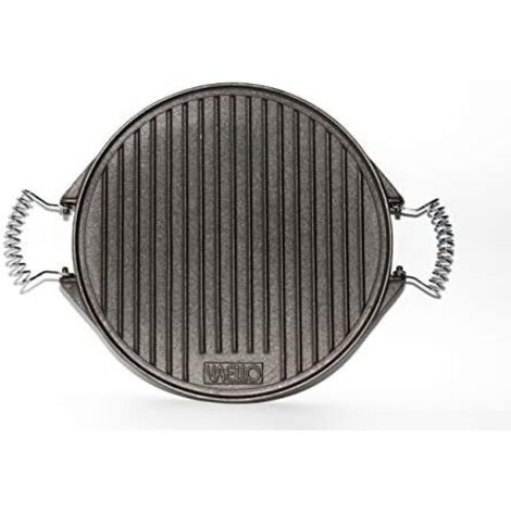 Runde gusseiserne Grillplatte ø32cm. vaello