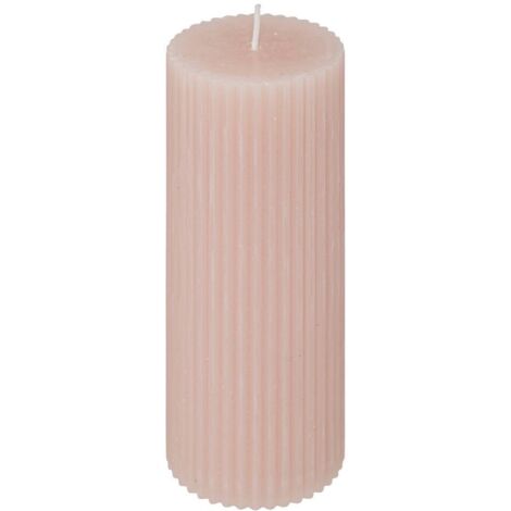 Runde Kerze Demi pink - 230g