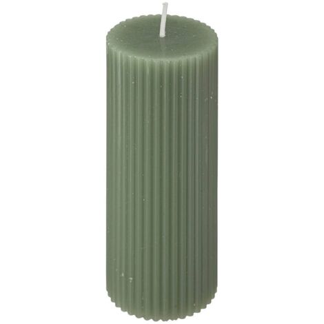 Runde Kerze Demi Seladongrün - 230g