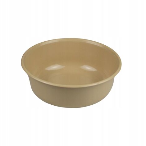 Runde Kunststoffschüssel 1,2 l Beige