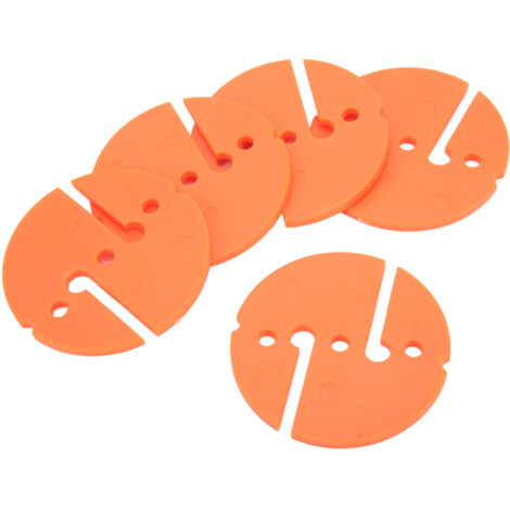 runde, orangefarbene PVC-Tauchleinenmarkierungen für die Unterwassersicherheit