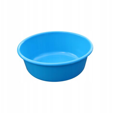 Runde Plastikschüssel 6 l Meeresblau