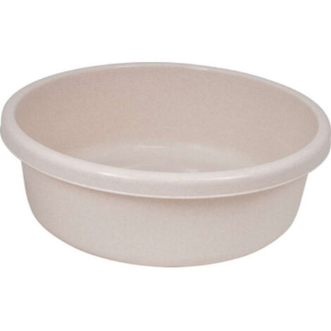Runde Schüssel 18l beige