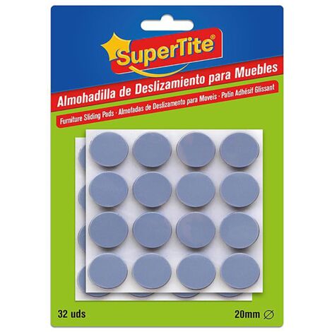 Runde selbstklebende Pads von 20 mm - Packung mit 32 Stück