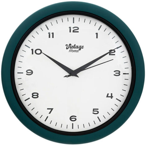 Runde Uhr Clarisse 28cm Seegrün MODERN