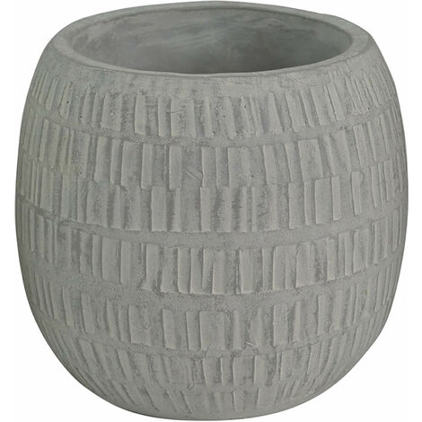 Runde Vase Bass Outdoor -Tonfaser 23x23x19 cm Gladiolo