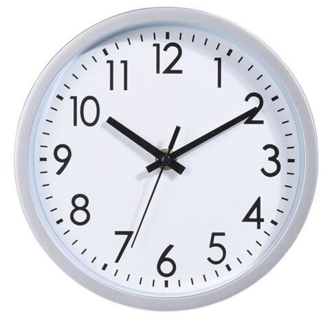 Runde Wanduhr in verschiedenen Farben mit weißem Hintergrund Ø20x3,8cm