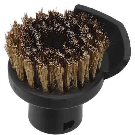 Runder Bürstenkopf für SC1, SC2, SC3, SC4, SC5, SC6, SC7, harte Borsten, effektive Reinigung, Schabefunktion, Material: ABS und Kupfer, Goldkupfer
