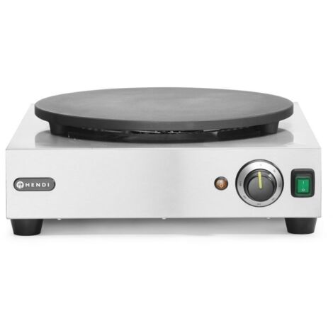 Runder elektrischer Crêpe-Maker, Durchmesser 40 cm, 3000 W - Hendi 212028