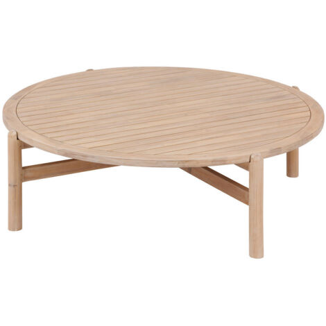 Runder Garten-Beistelltisch Deona Akazie - 120 x 38 cm - FSC®