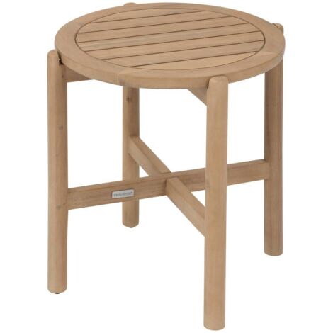 Runder Gartenbeistelltisch Deona 50cm x 54cm aus Akazienholz - Hespéride