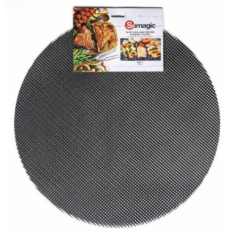 Runder grill 48cm grau/schwarz. - Somagic - 400480CDS