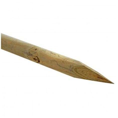 Runder Holzpfahl mit Spitze 200x8cm