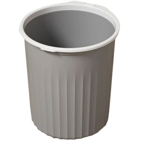 Runder Kunststoffeimer mit Verschlussring, geeignet für Badezimmer, Küchen und Schlafzimmer, recycelbar, 5 Gallonen Fassungsvermögen.