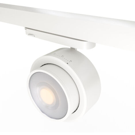 Runder LED 3-Phasen-Schienenstrahler – 35W – ZOOM 15º-45º –