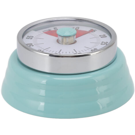 Runder Magnet-Timer 60 Minuten - Visuelle Stoppuhr für Küche, Klassenzimmer, Büro, Hausaufgaben, Fitnessstudio (Hellgrün)