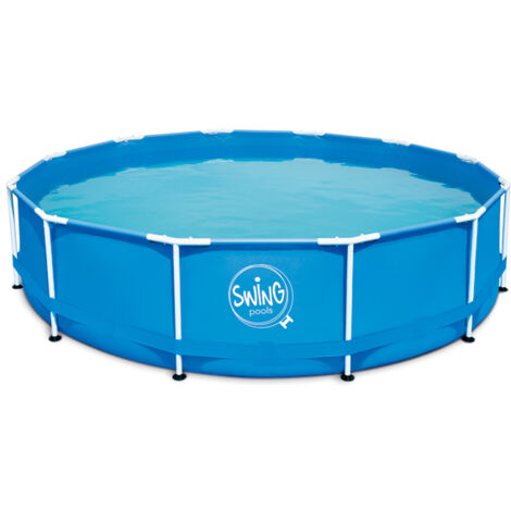 Runder Pool 100 baby safety blau 305 cm Durchmesser 76 cm Höhe