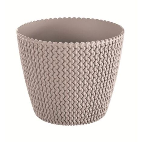 Runder Pot 8L Prosperplast Splofy von MOCCA -Farbkunststoff, Ø25,9 x 22 cm
