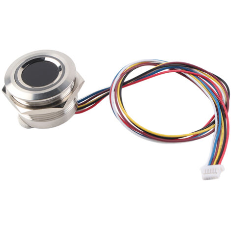 Runder R503-Fingerabdrucksensor mit zweifarbigem LED-Ring und kapazitiver Technologie