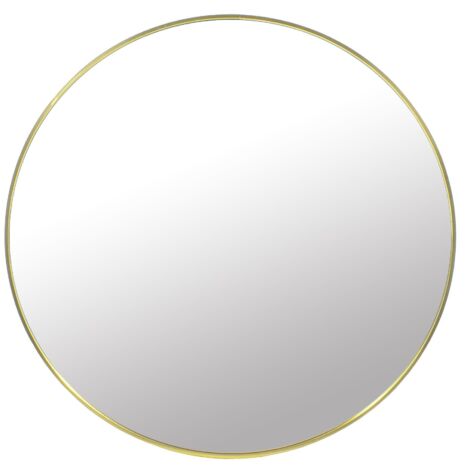 Runder Spiegel - Badezimmerspiegel - Wandspiegel - ø 70 cm - Gold