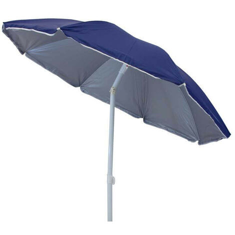 Runder Strandschirm 1,80 Meter mit Stahlstast und Nylon Reb Sea Sheet