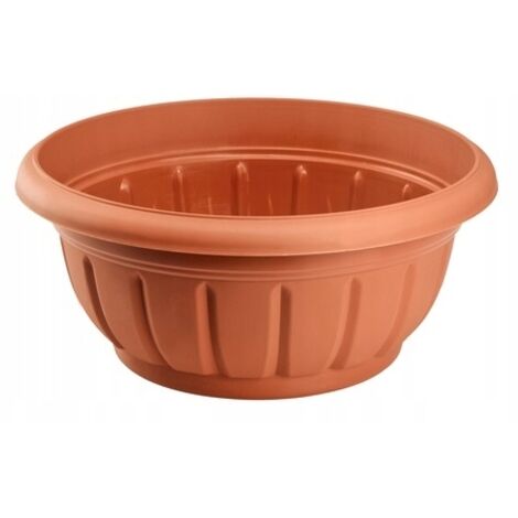 Runder Terrakotta-Blumentopf 30 cm Verona