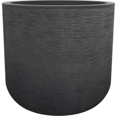 Runder Topf aus Graphit Up 50 cm – Anthrazit