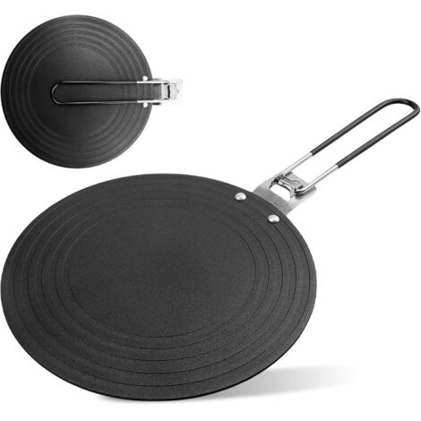 Runder Wärmeverteiler (24 cm) für Gasherde, Auftauplatte aus Aluminiumlegierung, Konverter-Kochfeld