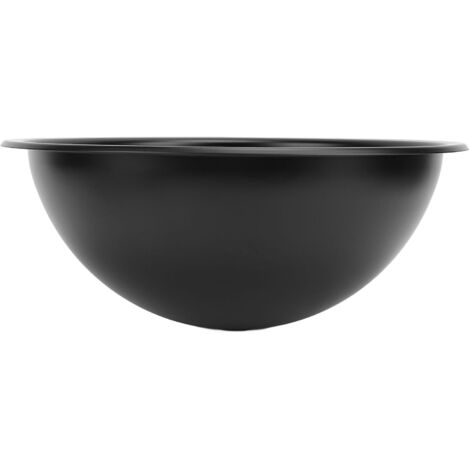 Rundes Edelstahl-Spülbecken (400 x 160 mm) aus Edelstahl 304 mit 40-mm-Ablauf – Badezimmerwaschbecken für Boot, Wohnwagen und Wohnmobil – Schonende Reinigung dank robuster, runder Konstruktion – Edels