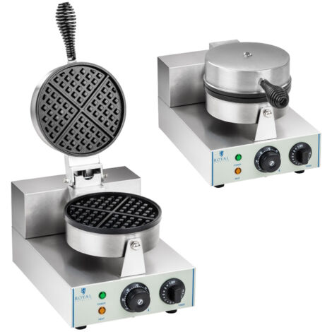Rundes einzelnes TEFLON-Waffeleisen mit einem Durchmesser von 18,5 cm