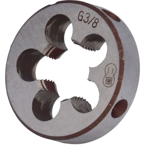 Rundes Gewindeschneidwerkzeug aus legiertem Stahl für die Reparatur von G3/8-Gewinden, zylindrisches Gewindeschneidwerkzeug mit 5 Spanlöchern