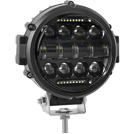 Rundes LED-Arbeitslicht, 60 W Spot-Combo-LED-Licht, Tagfahrlicht, Off-Road-Fahrlicht, F